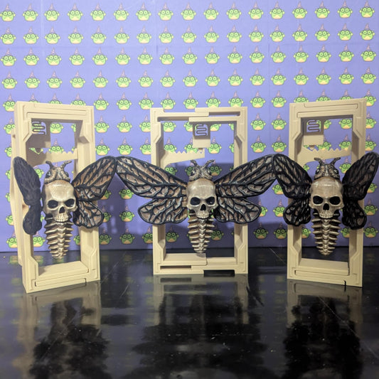 Hand painted Death's-head Hawk-moth Book Nook