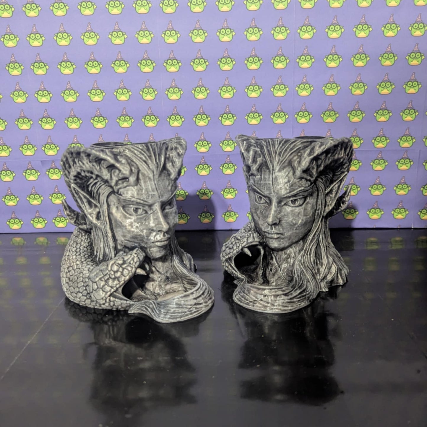 Infernal Gambit Demon Woman Can Holder Dice Tower