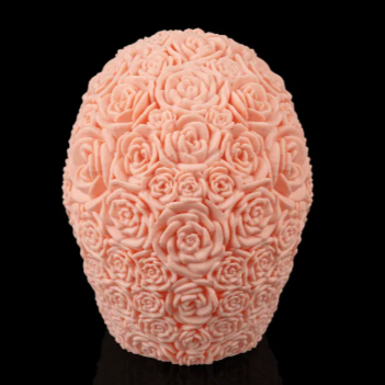 The Rosarium Skull Sculpture