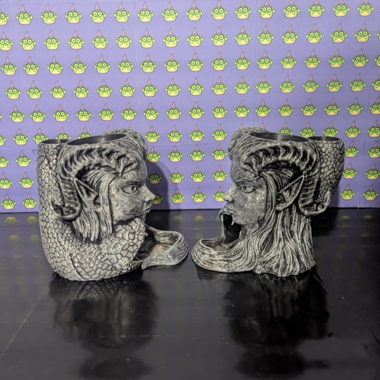 Infernal Gambit Demon Woman Can Holder Dice Tower