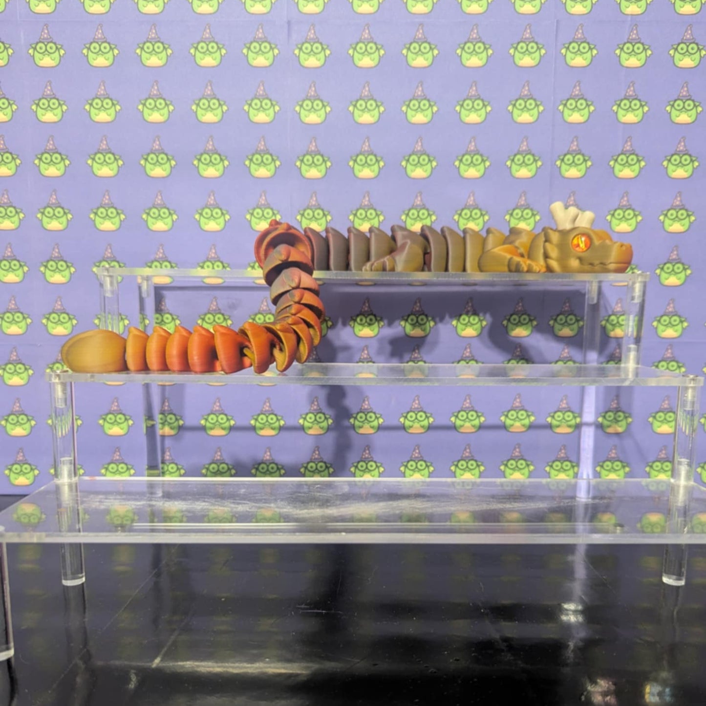 Flexi Fae Dragons with Glass Eyes