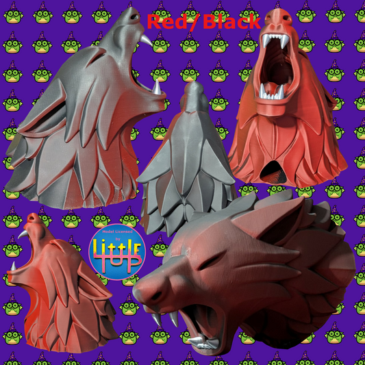 The Howling Alpha: Dice Tower and Wall-Mounted Art