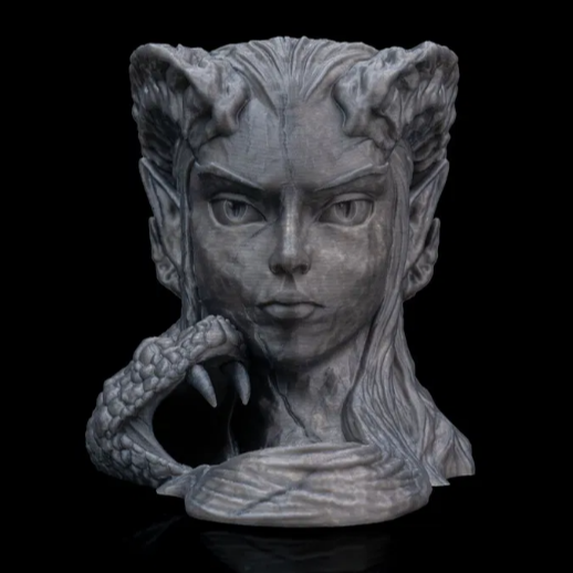 Infernal Gambit Demon Woman Can Holder Dice Tower