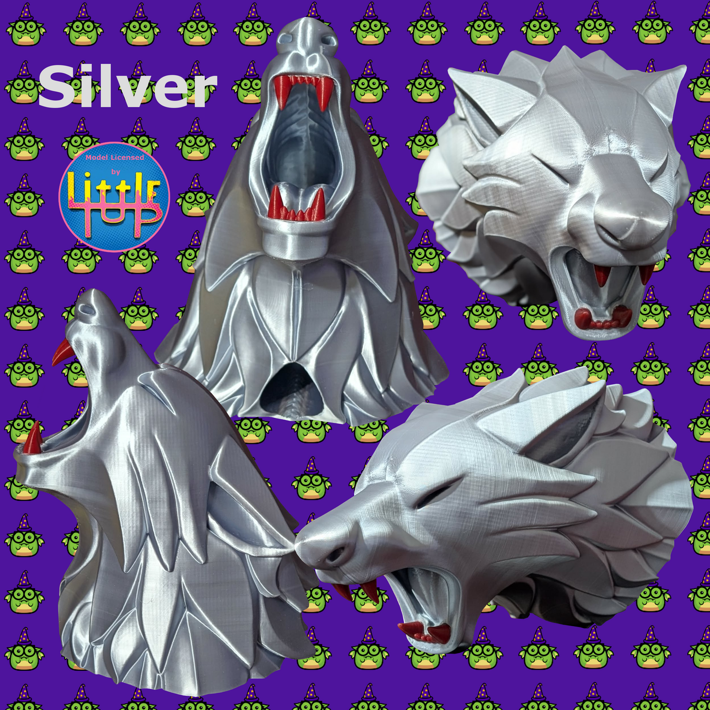 The Howling Alpha: Dice Tower and Wall-Mounted Art