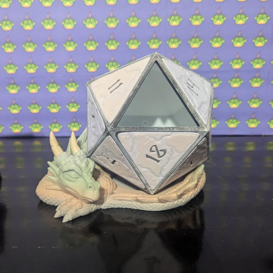 Sleeping Dragon D20 Planter/ Pen Holder