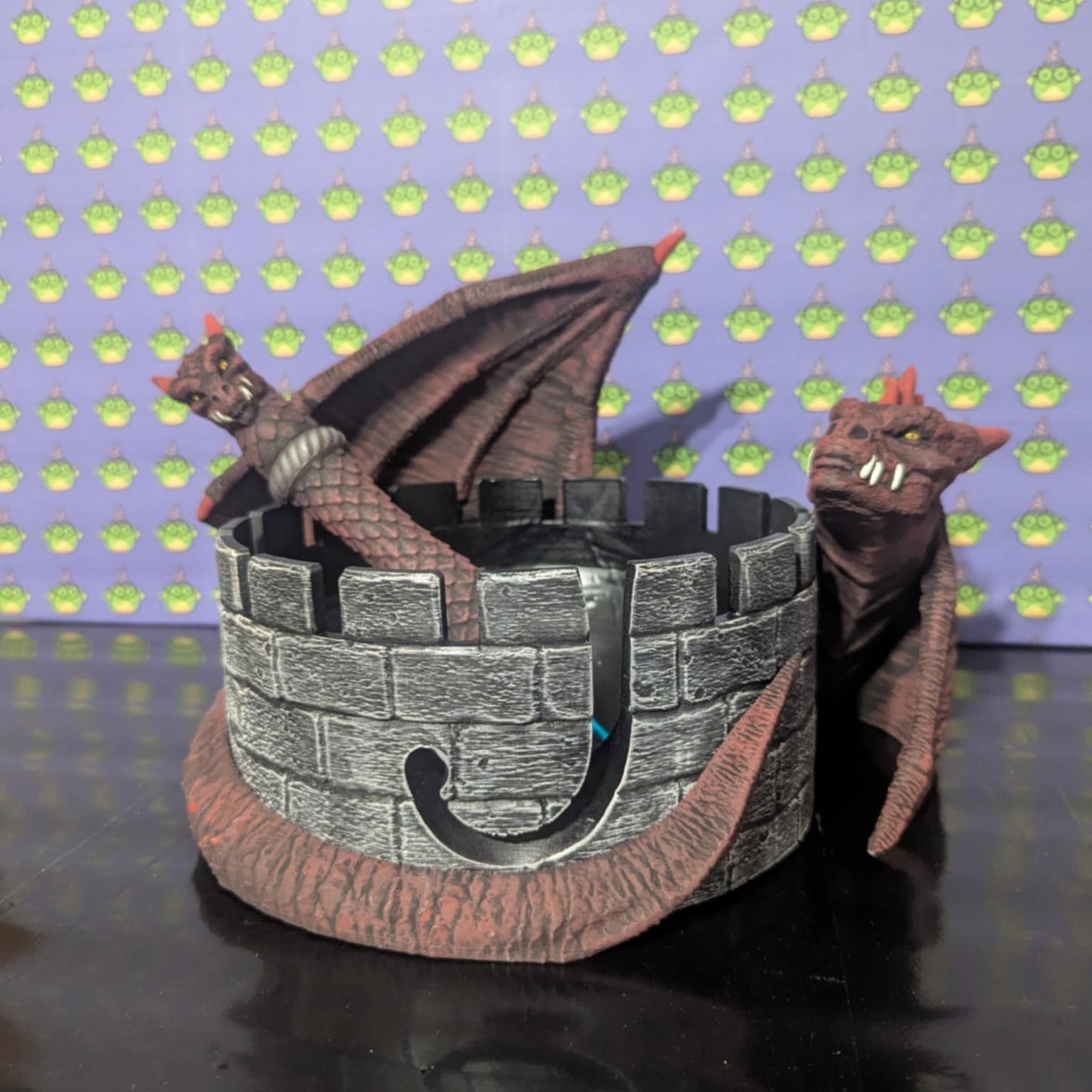 Yarn Keeper Yarn Bowl and 5mm Hook in Case